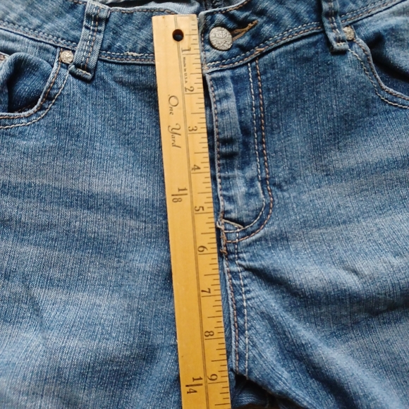 👑 Reign Bootcut Denim Jeans Size 14 (Short) - Picture 12 of 16